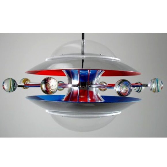 Verv Design Lance Tankersley Other - VERV DESIGN LANCE TANKERSLEY SPACE AGE VERV LAMP/LIGHT HANDBLOWN GLASS ORBS**NEW